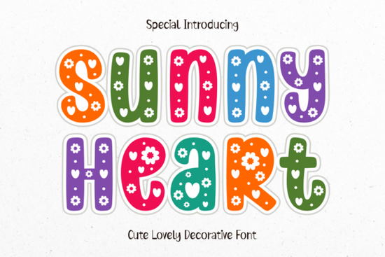 Sunny Heart Font